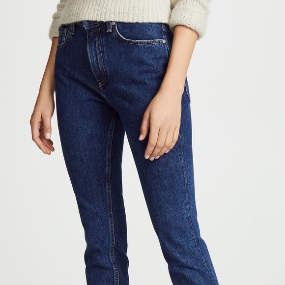 Rag & Bone High Rise Ankle Skinny Jeans - Picture 2 of 14